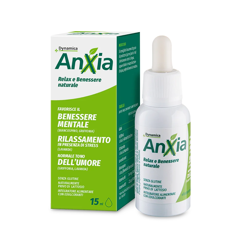 Dynamica Anxia Gocce Integratore Benessere Mentale 15 ml Senza Glutine