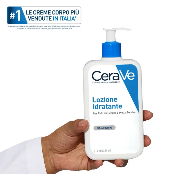 CeraVe Lozione Idratante Corpo 236 ml Pelle da Normale a Secca