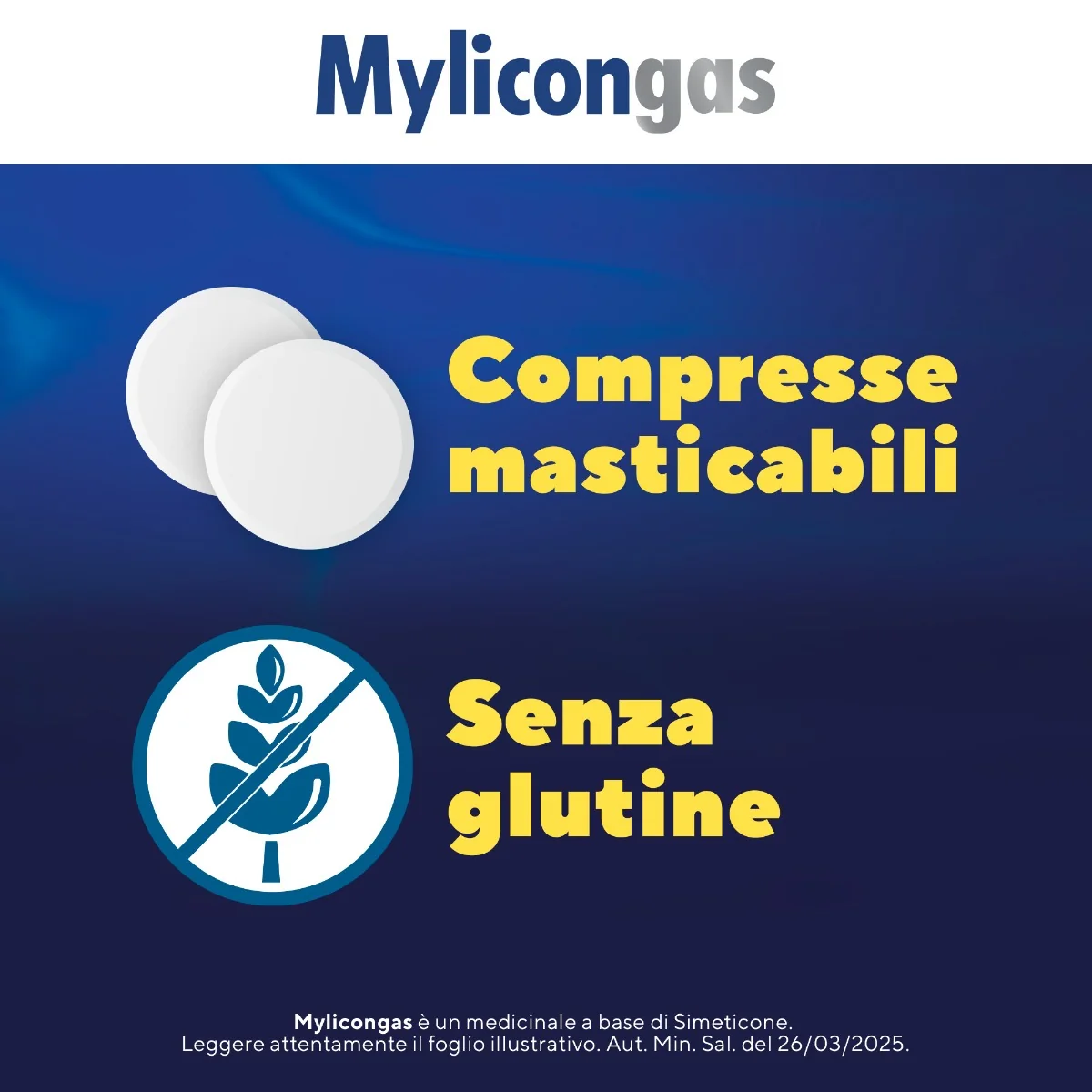 Mylicongas Aerofagia 50 Compresse Per Gonfiore Addominale