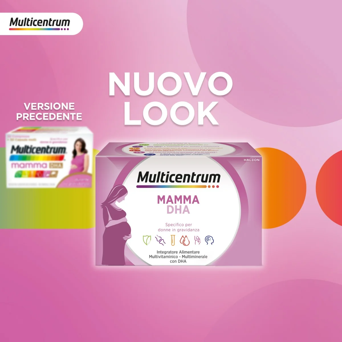 Multicentrum Mamma DHA 30 + 30 Integratore Gravidanza