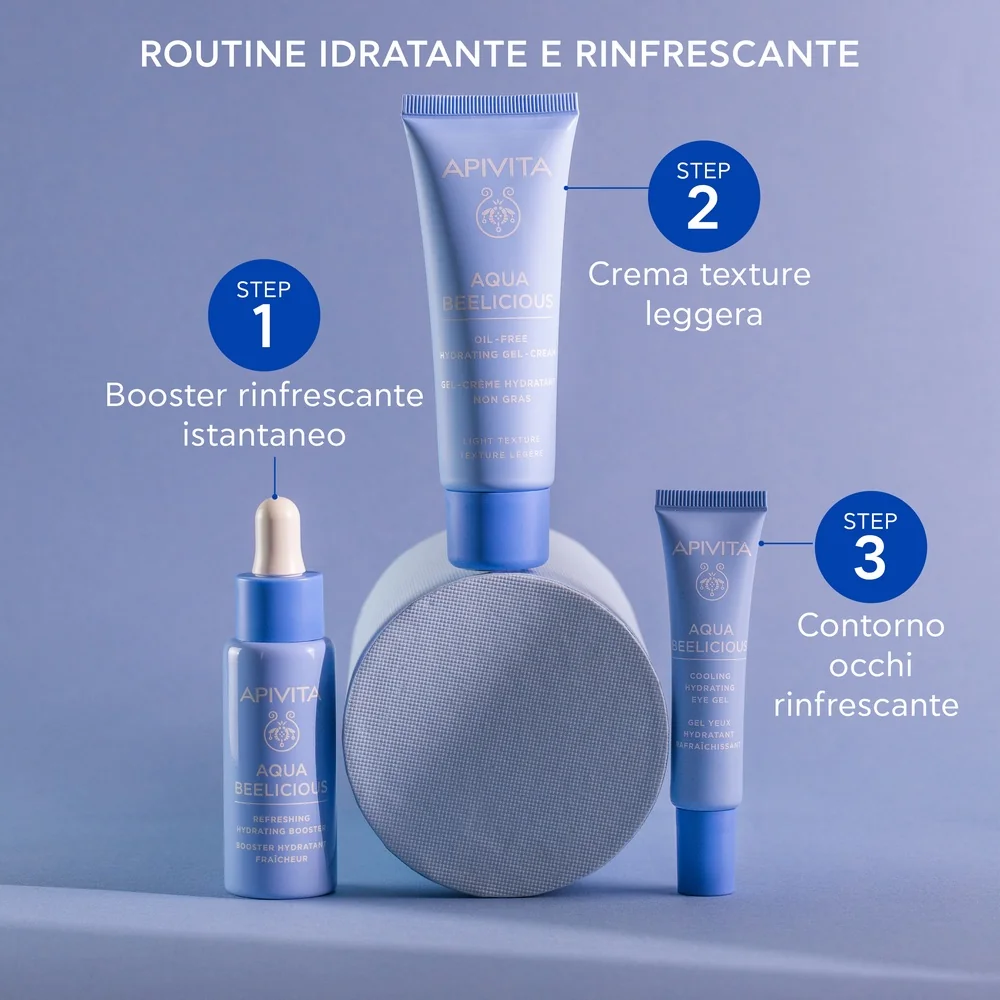 Apivita Aqua Beelicious Gel Cream Oil Free 40 ml Azione Idratante e Riequilibrante