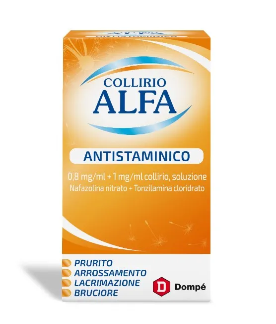 Collirio Alfa Antistaminico 10 ml Tonzilamina cloridrato