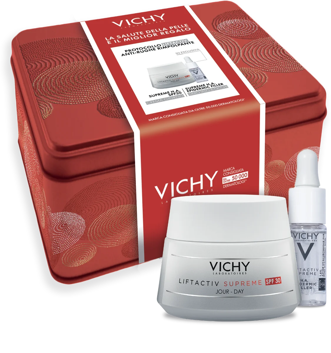 Vichy Liftactiv Supreme Box Natale Crema Liftactiv Supreme SPF 30 50 ml + Mini Epidermic Filler 10 ml