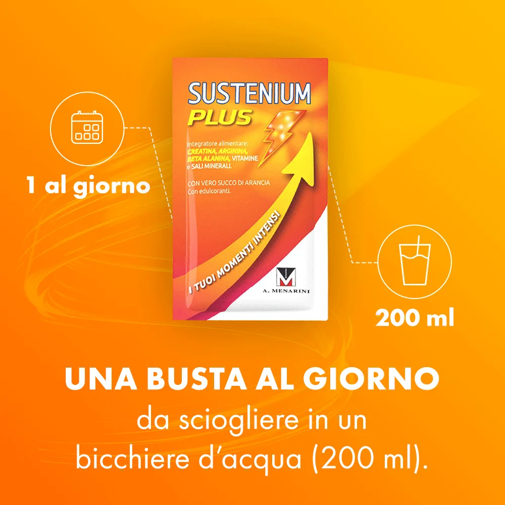 Sustenium Plus Intensive Formula 22 Bustine Per Avere il Massimo dell'Energia