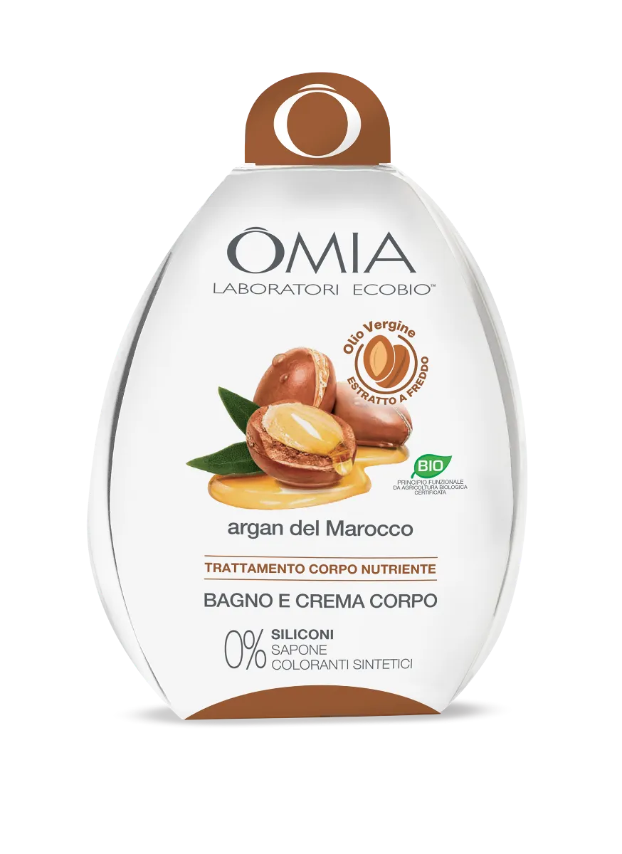 Omia Ovetto Argan Bagno + Body Cream Per il Benessere del Corpo