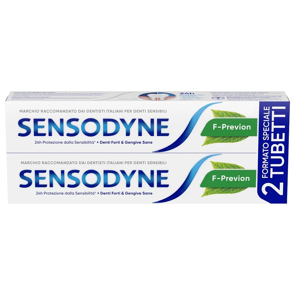 Sensodyne F Previon 2X75 Ml Aroma Menta