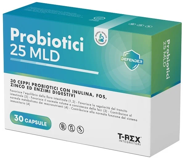 T-Rex Probiotici 25Mld 30Cps