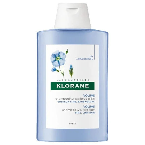 Klorane Shampoo al Lino 400 ml Volumizzante Capelli Sottili