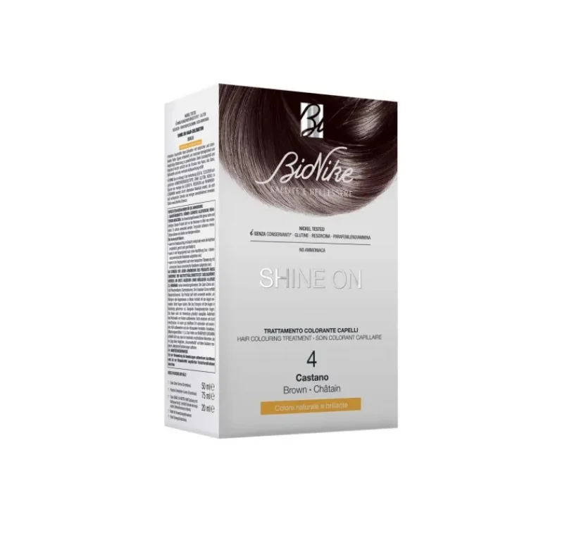Bionike Shine On 4 Castano Trattamento Colorante Capelli
