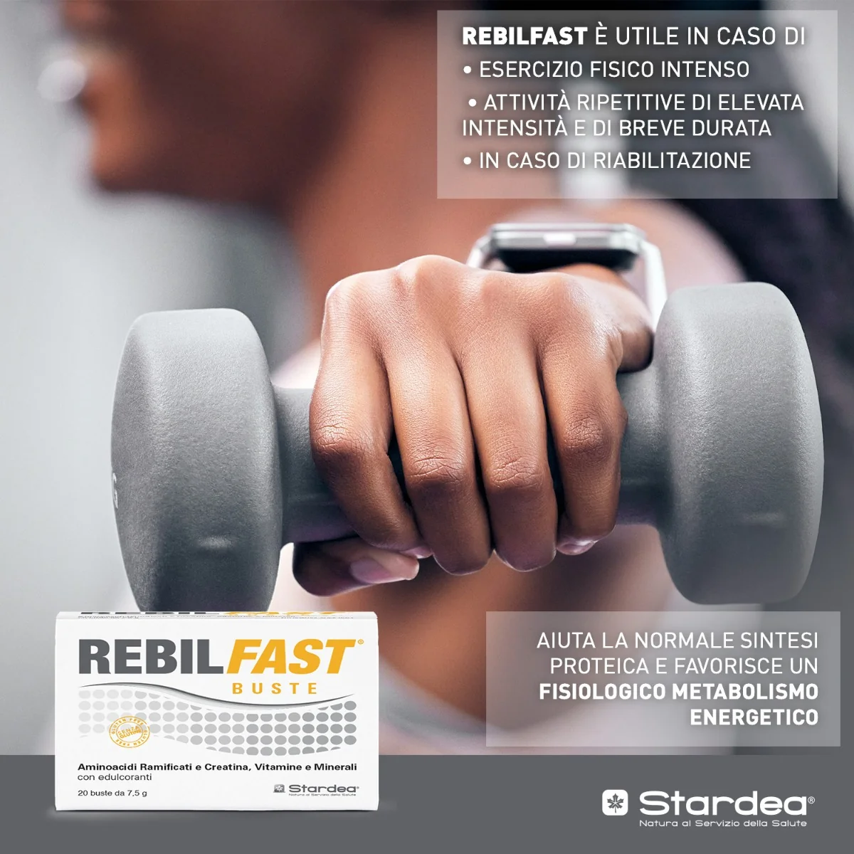 Rebilfast 20 Bustine 7,5 g Integratore per Sportivi