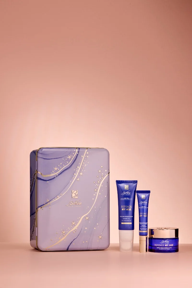 Bionike Defence My Age Kit Natale 2025 Crema 50ml + Siero Occhi e Labbra 15ml + Peeling 30ml