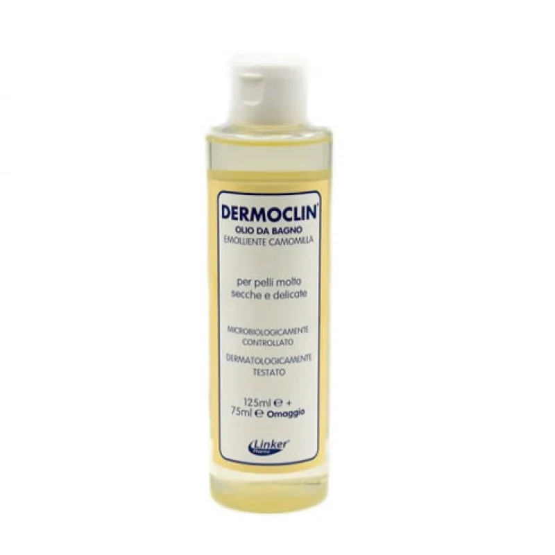 Dermoclin Olio Bagno 250 ml Alla Camomilla