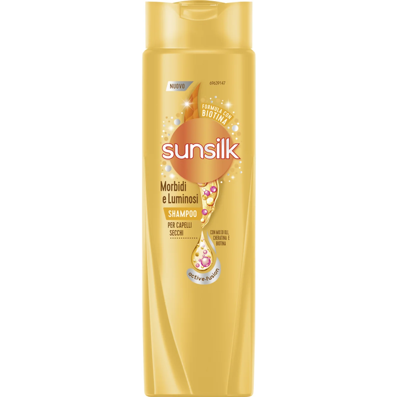 Sunsilk Shampoo Morbidi&Lum 250 ml Shampoo per Capelli Secchi Nutriente e Idratante