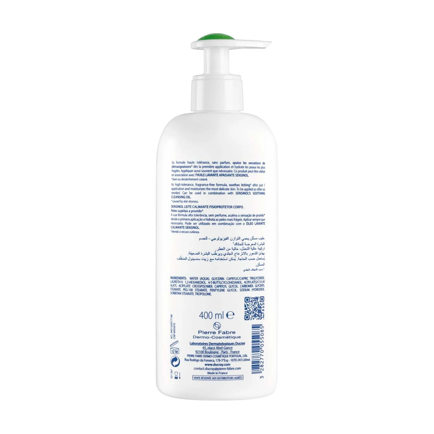 Sensinol Lat Crp 400 Ml Ducray Utile in Caso di Prurito