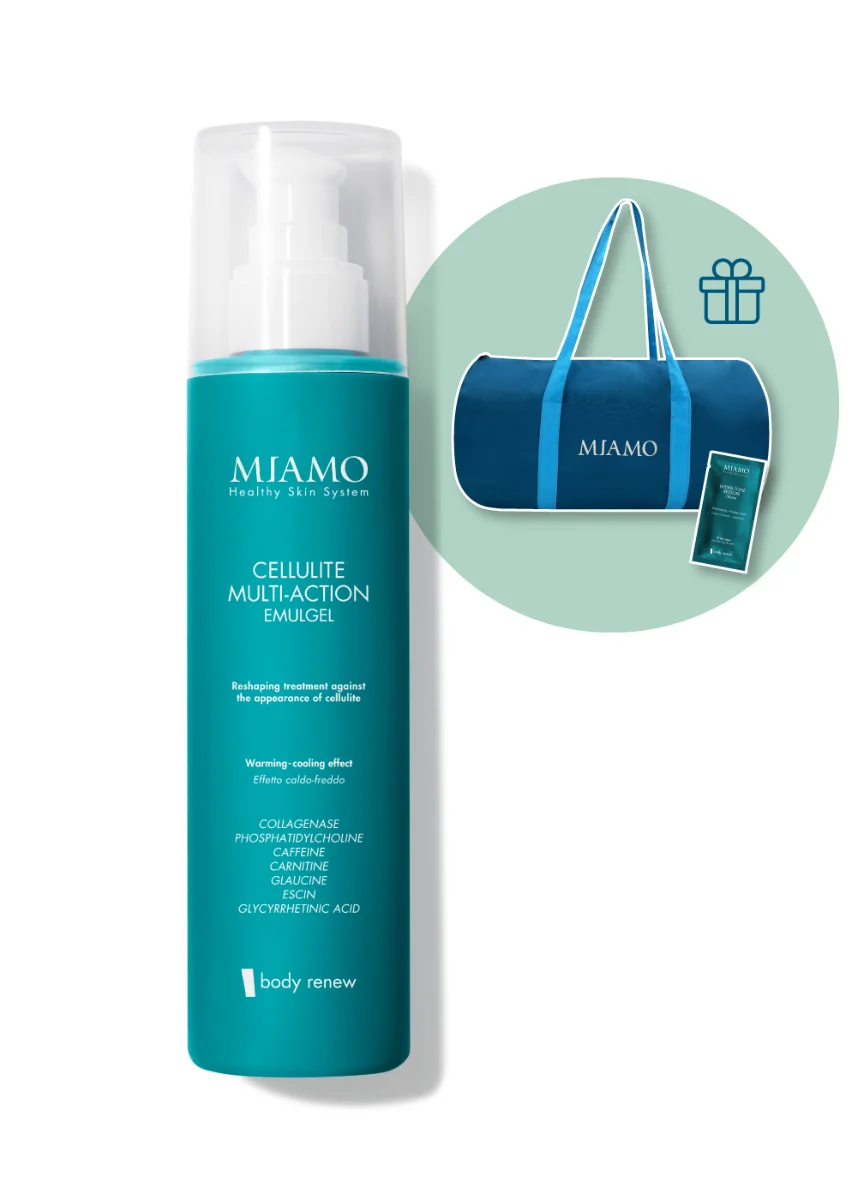 Miamo Body Renew Body Box Anticellulite 200 ml + Borsa Sportiva in OMAGGIO Crema Anti-Cellulite Rimodellante