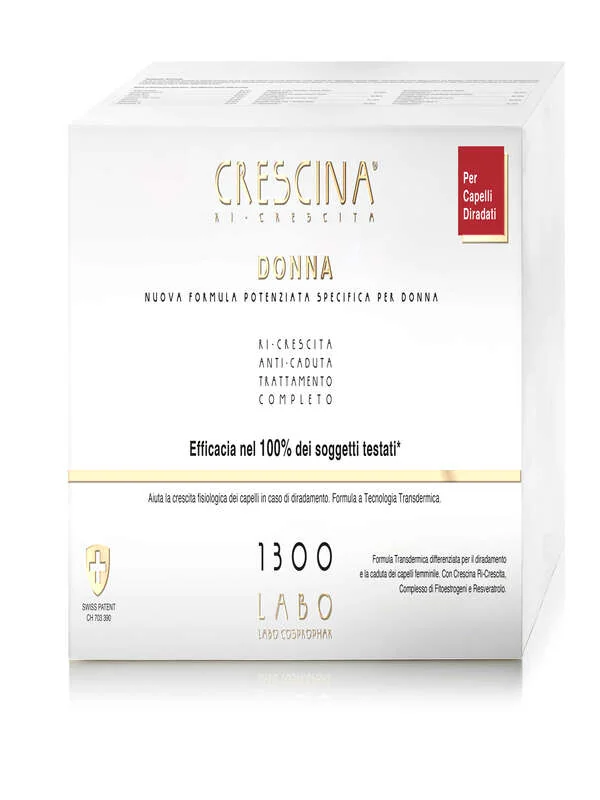 Crescina Tc Donna 1300 Fsp 20+20 Fiale Da 3,5 Ml Indebolimento Capelli