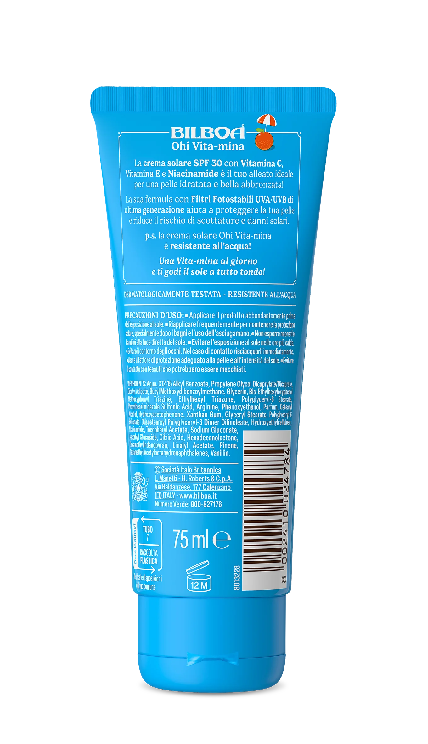 Bilboa Viso&Corpo Crema Solare Spf 30 Travel Size
