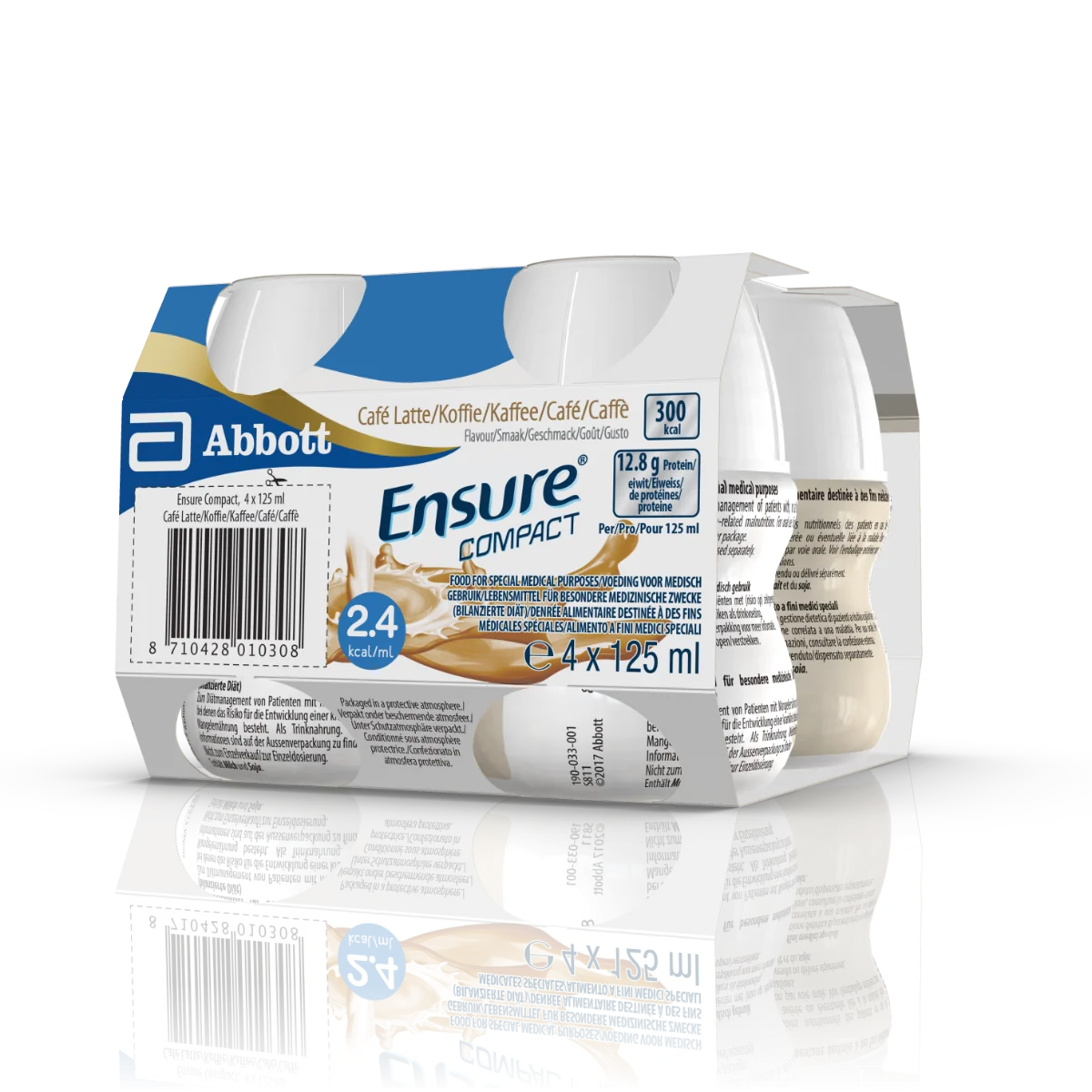 Abbott Ensure Compact Caffè 4x125 ml Supplemento Nutrizionale Ipercalorico