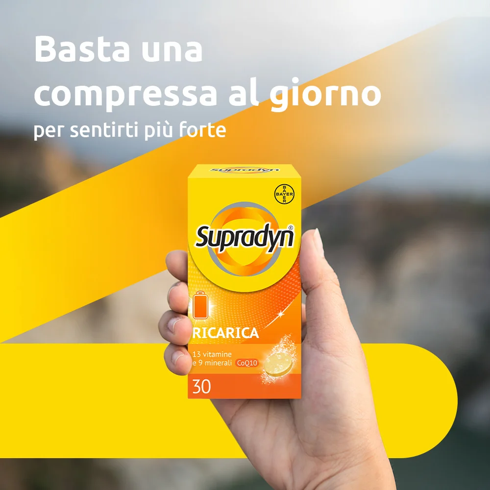Supradyn Ricarica Integratore 30 Compresse Multivitaminico e Minerali