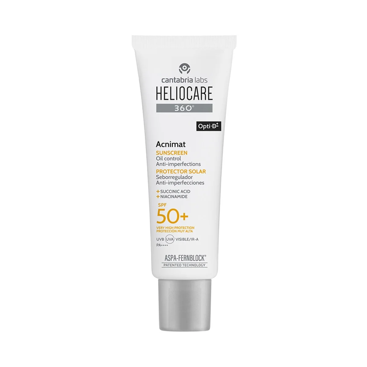 Heliocare 360° Acnimat SPF50+ 50 ml Protezione viso pelle acneica