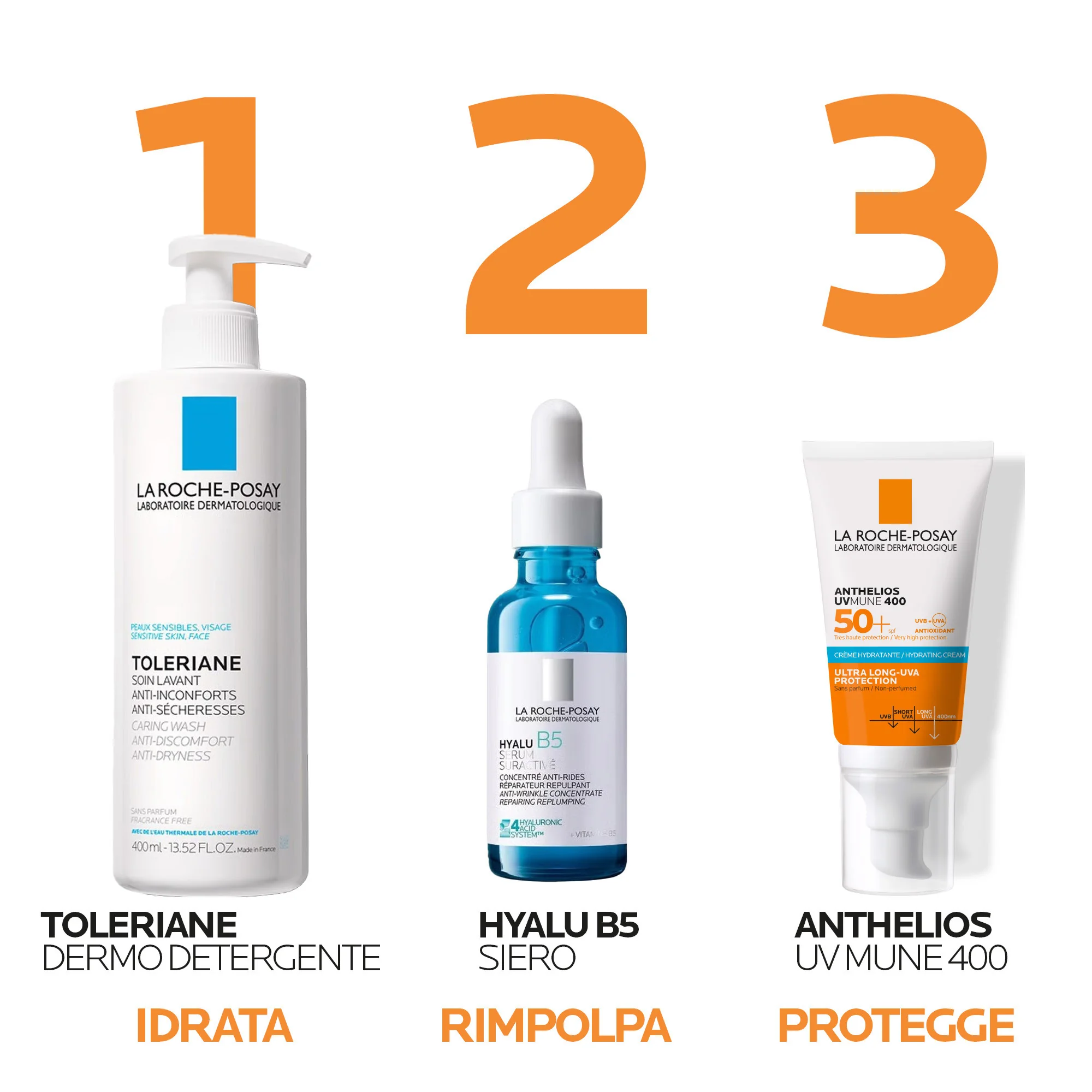 La Roche Posay Anthelios Uvmune 400 SPF 50+ Senza Profumo 50 ml Crema Idratante che Offre Protezione Estrema da UVA Ultra Lunghi