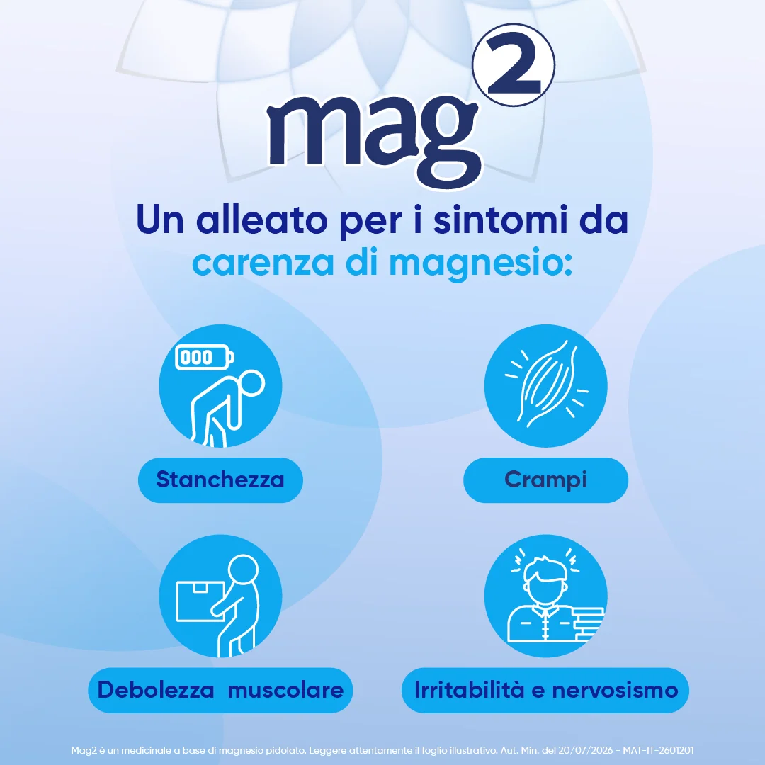 Mag 2 2,25 g Soluzione Orale 40 Bustine Carenze di Magnesio
