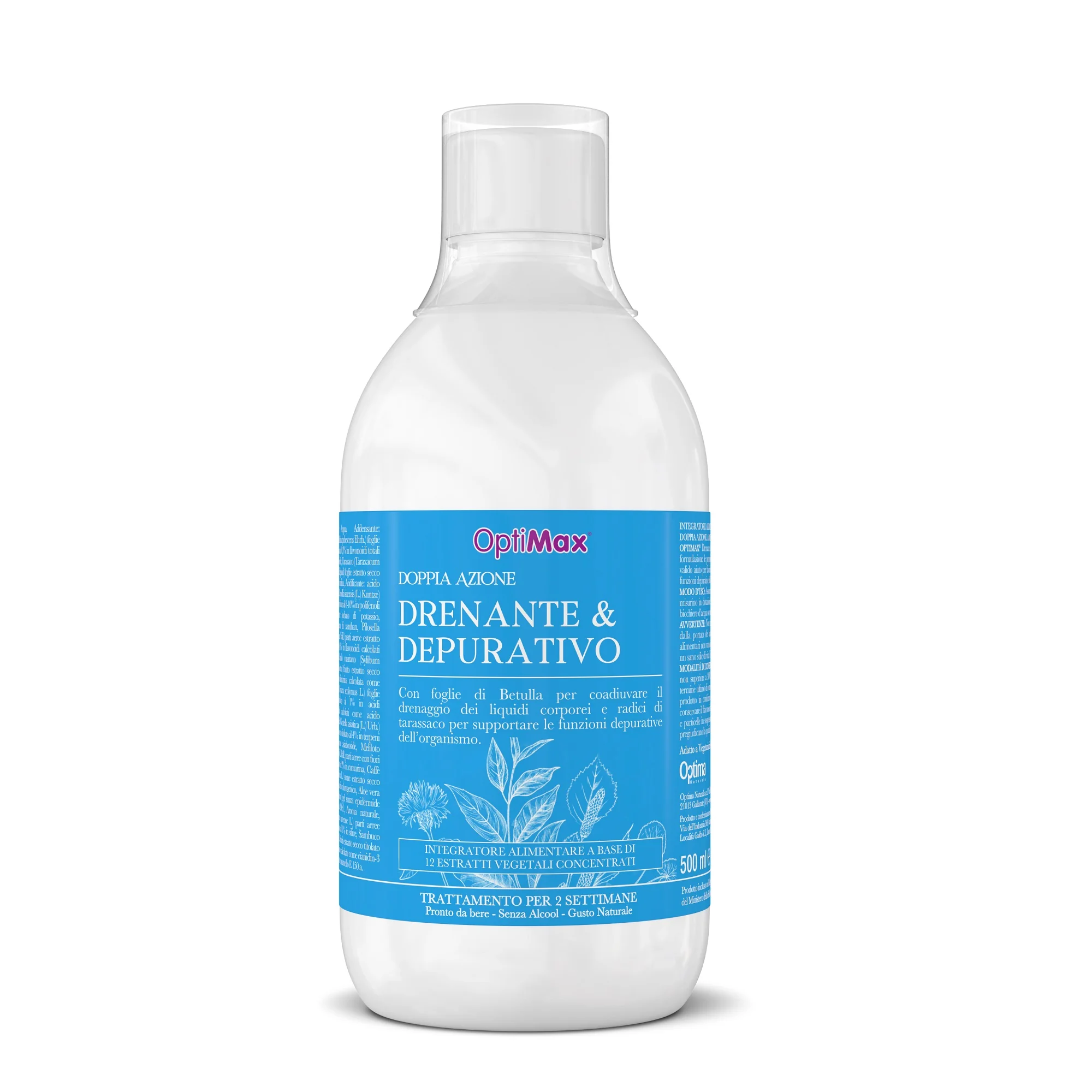 Optimax Drenante Depurat 500 ml Drenante