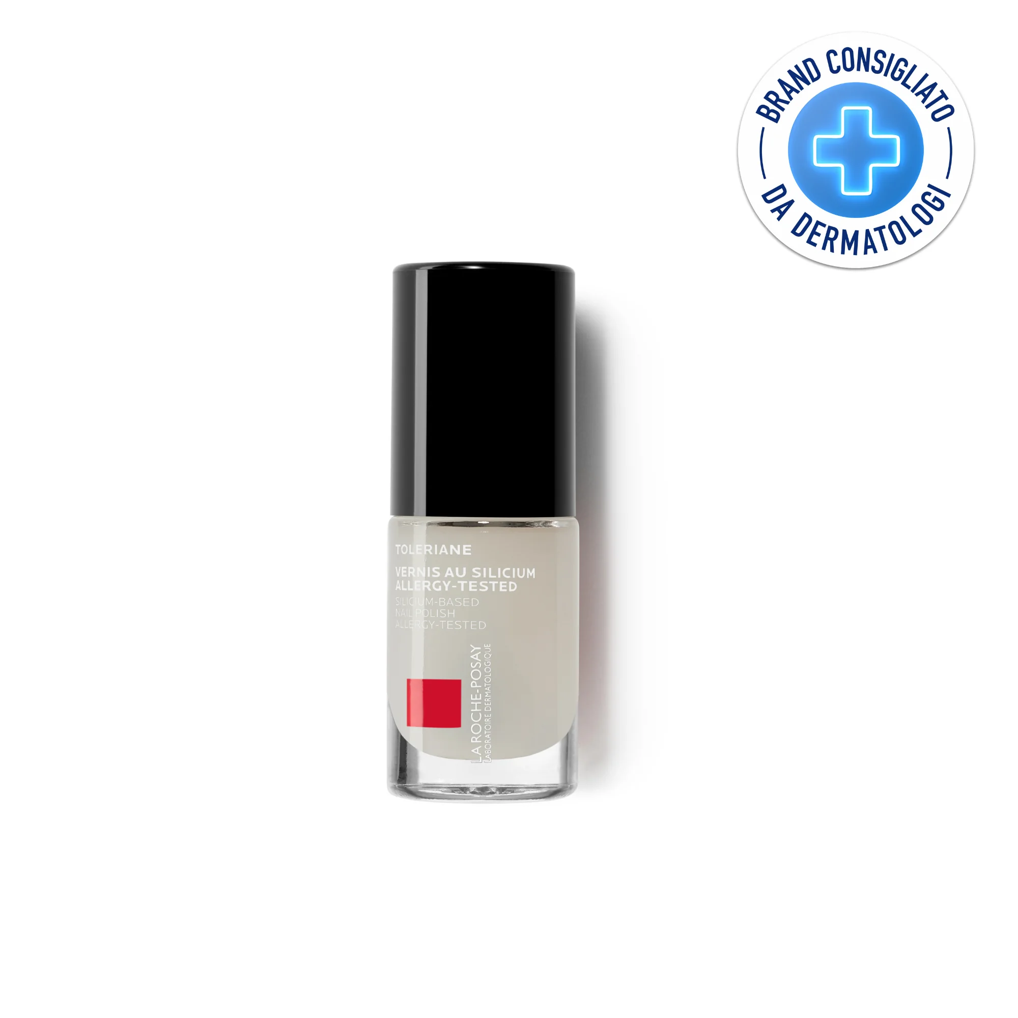 La Roche Posay Toleriane Smalto Unghie Mat 01, 6 Ml Con silicio, per unghie fragili e sensibili