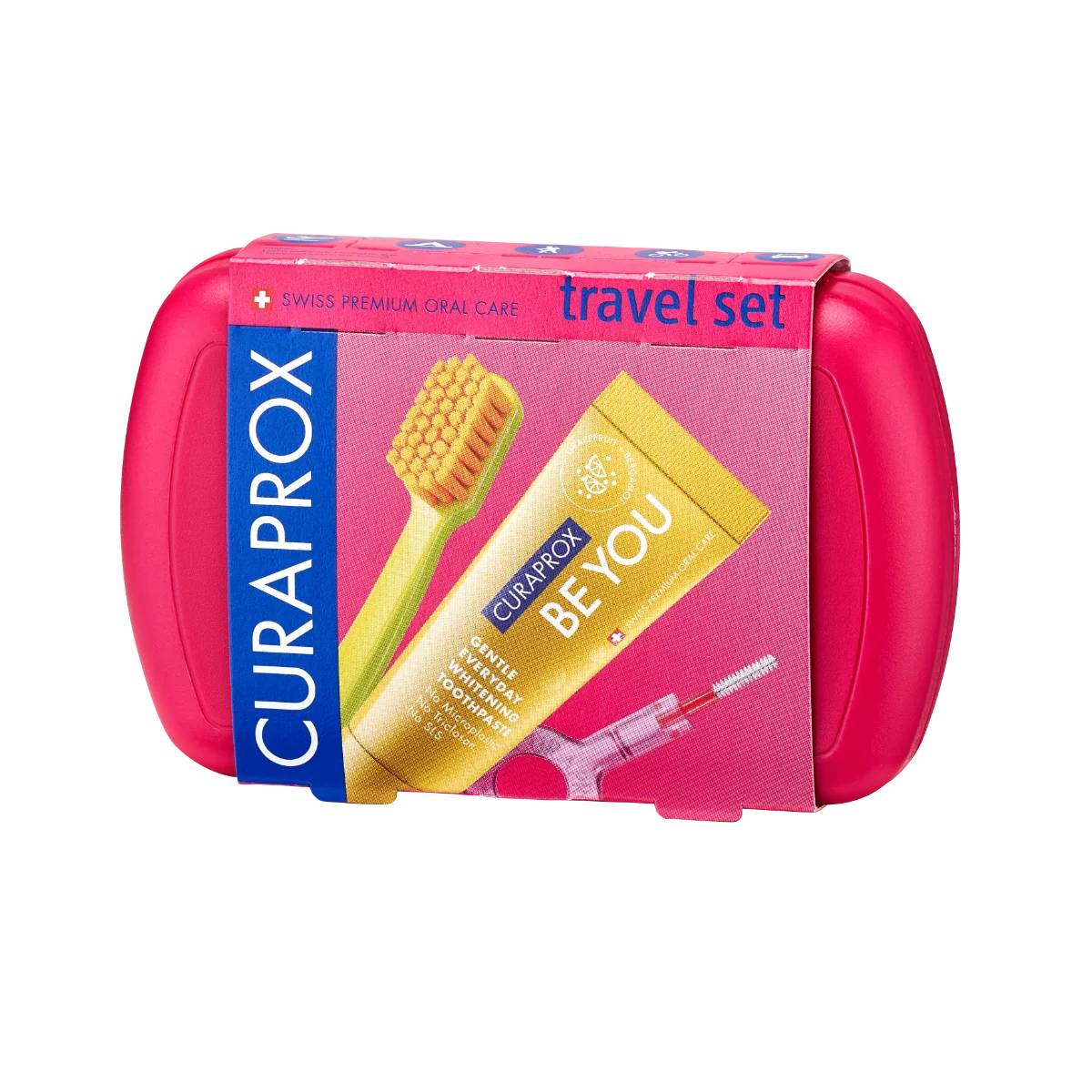 Curaprox Travel Set Magenta Igiene Orale