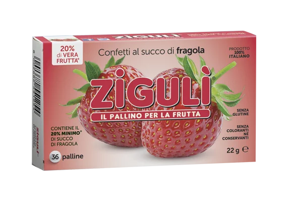 Zigulì Fragola Blister 36 Palline Multivitaminico