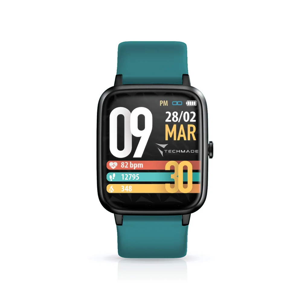 Techmade Move Smartwatch Petrol-Black Da Portare Sempre con Te