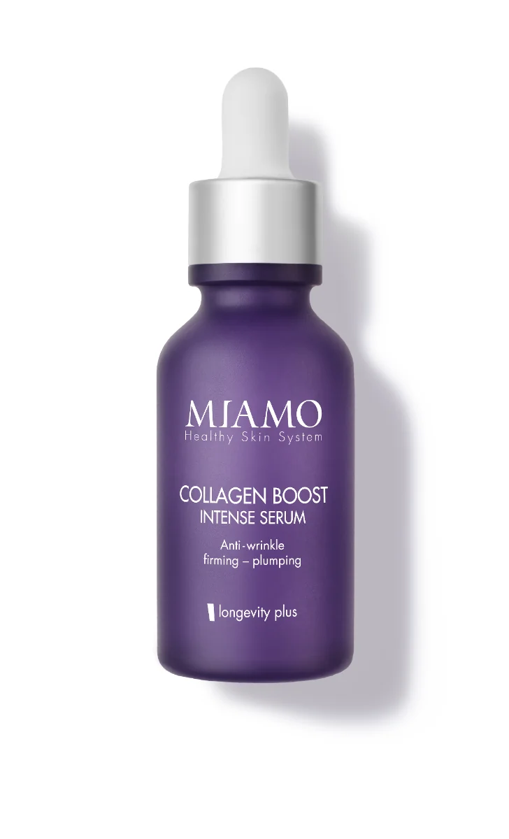 Miamo Longevity Plus Collagen Boost Intense Serum 30 ml Siero Viso Antirughe Rassodante Rimpolpante