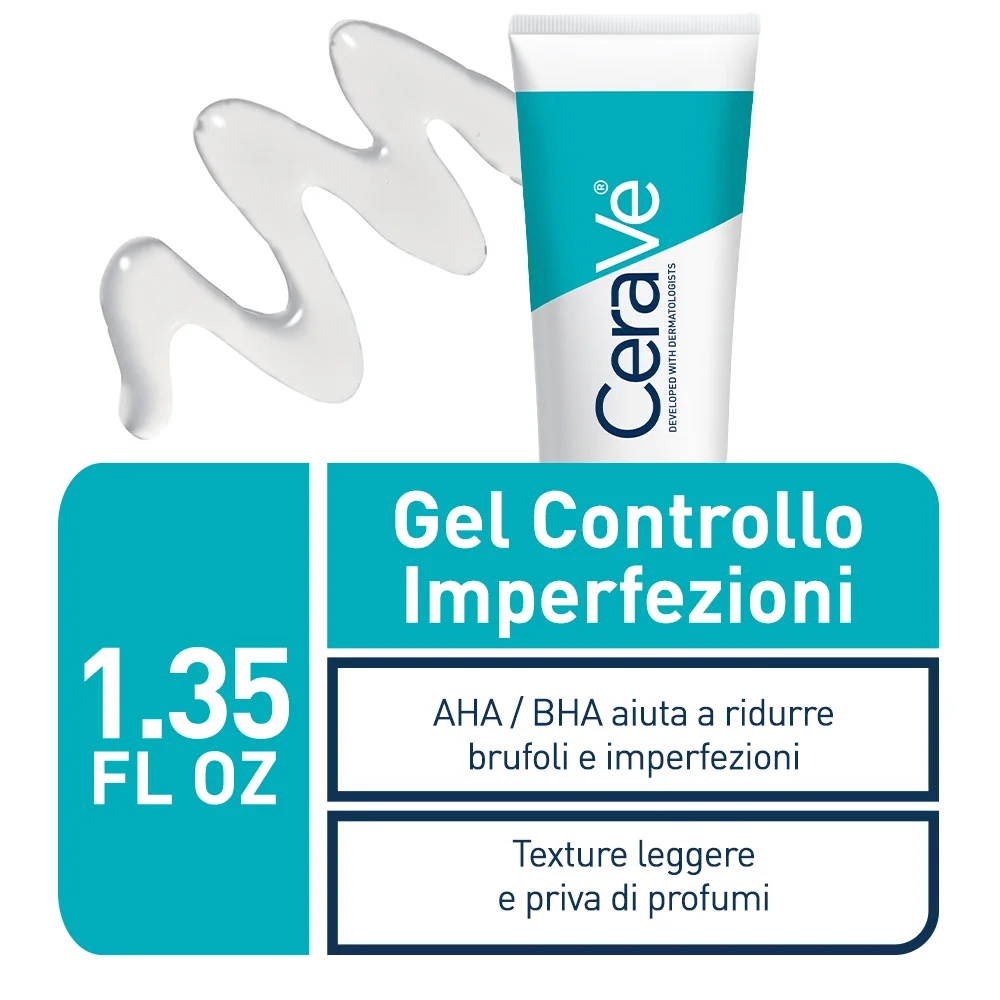 Cerave Gel Controllo Imperfezioni 40 Ml Con AHA e BHA