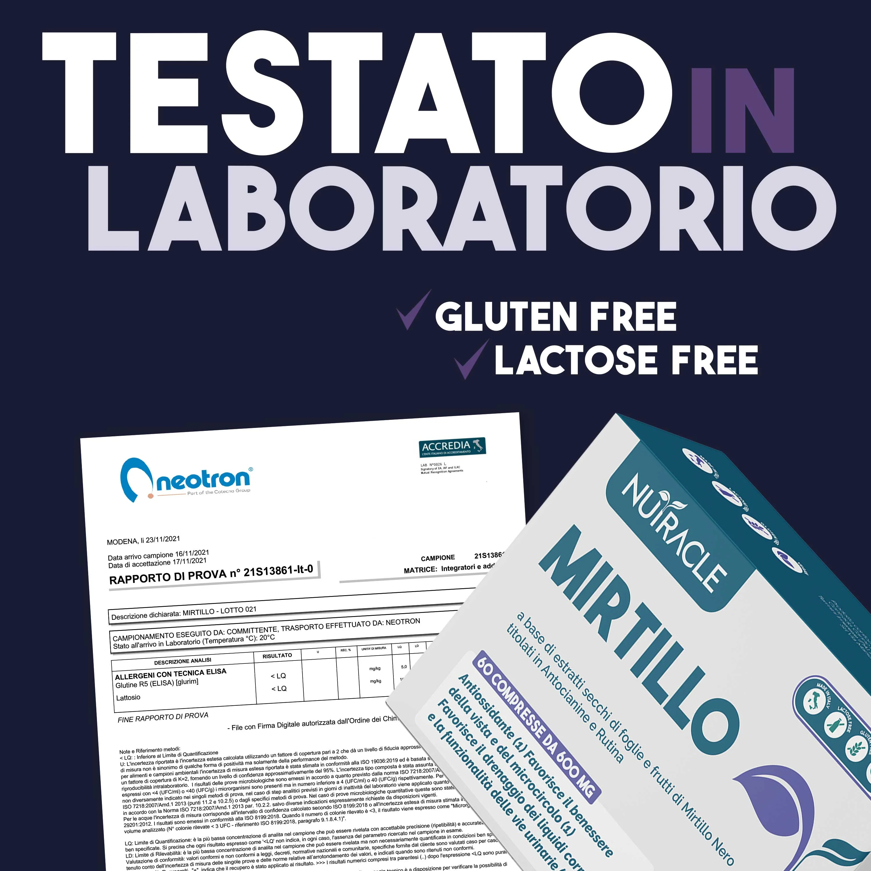 Nutracle Mirtillo 60Cpr Drenaggio Liquidi Corporei