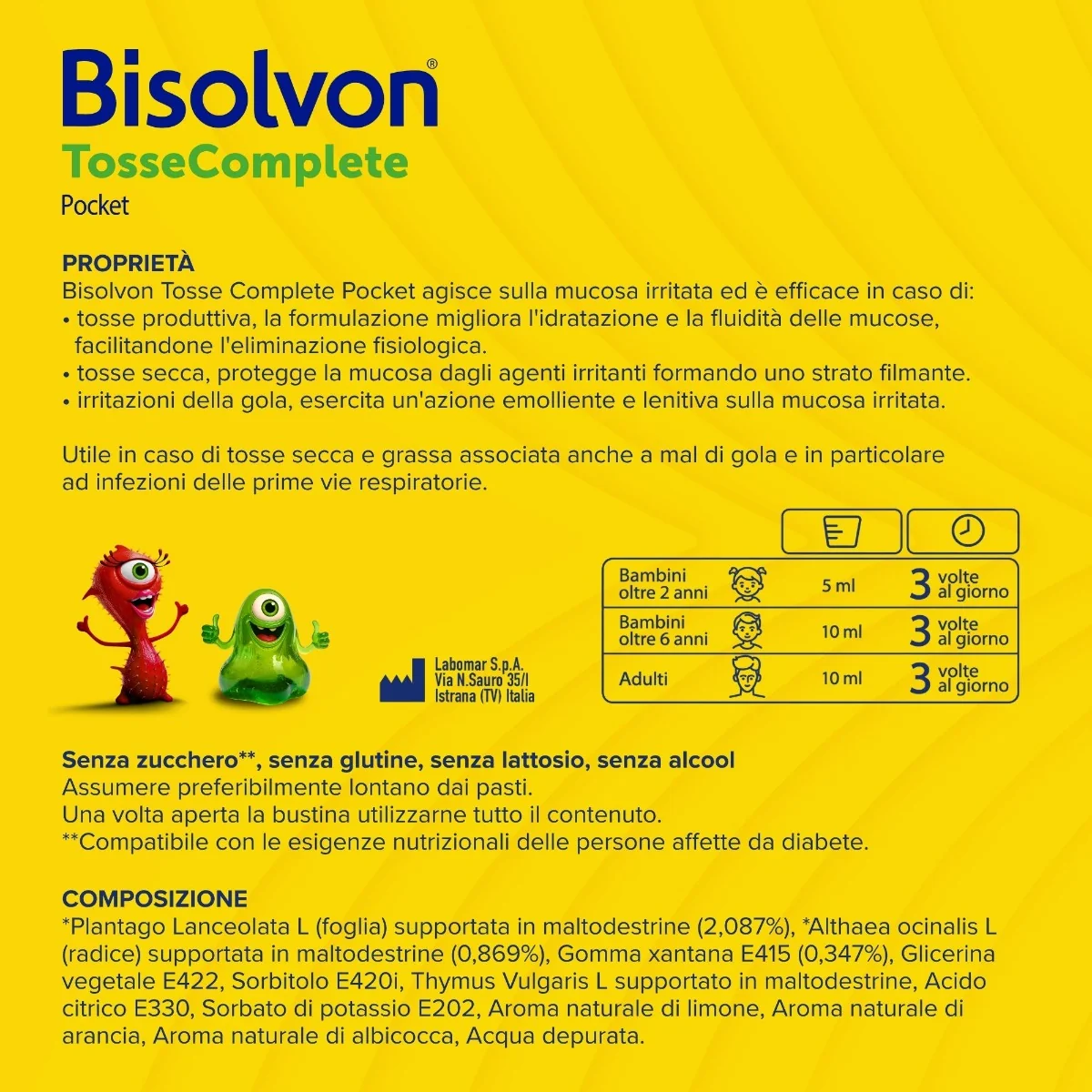 Bisolvon Tosse Complete Pocket