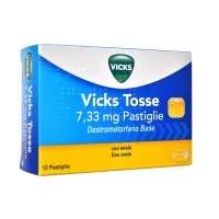 VICKS TOSSE 7,33 MG MIELE 12 PASTIGLIE