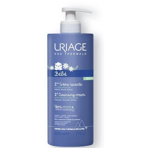 Uriage Bebe Creme Lavante 500 ml Detergente Senza Sapone