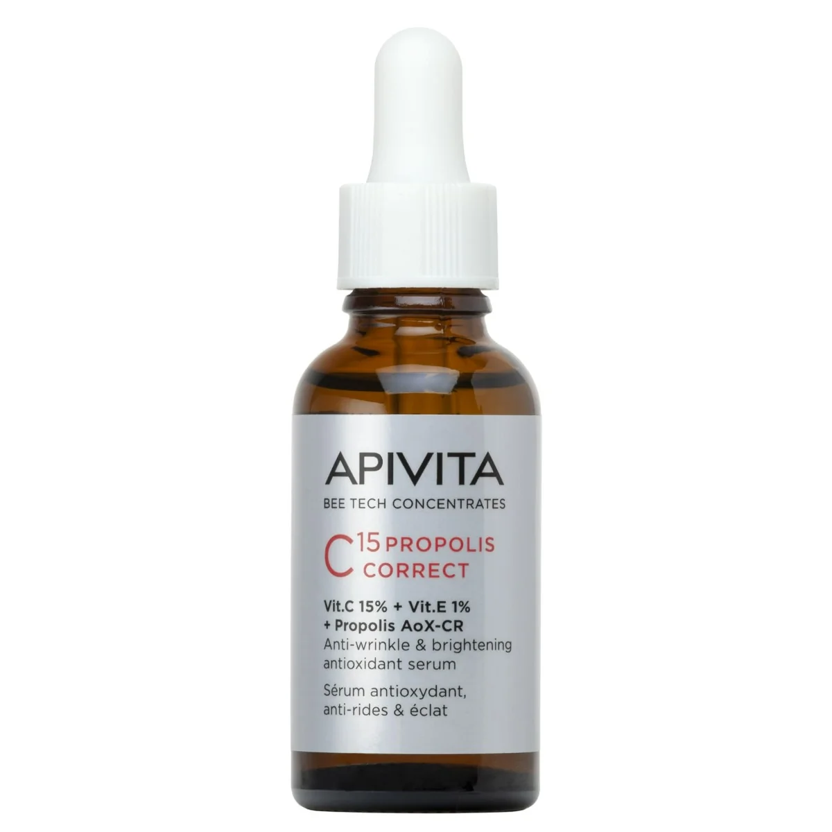 Apivita Bee Tech Concentrates C15 Propolis Correct 30 Ml Siero Anti-Rughe e Anti-Macchie