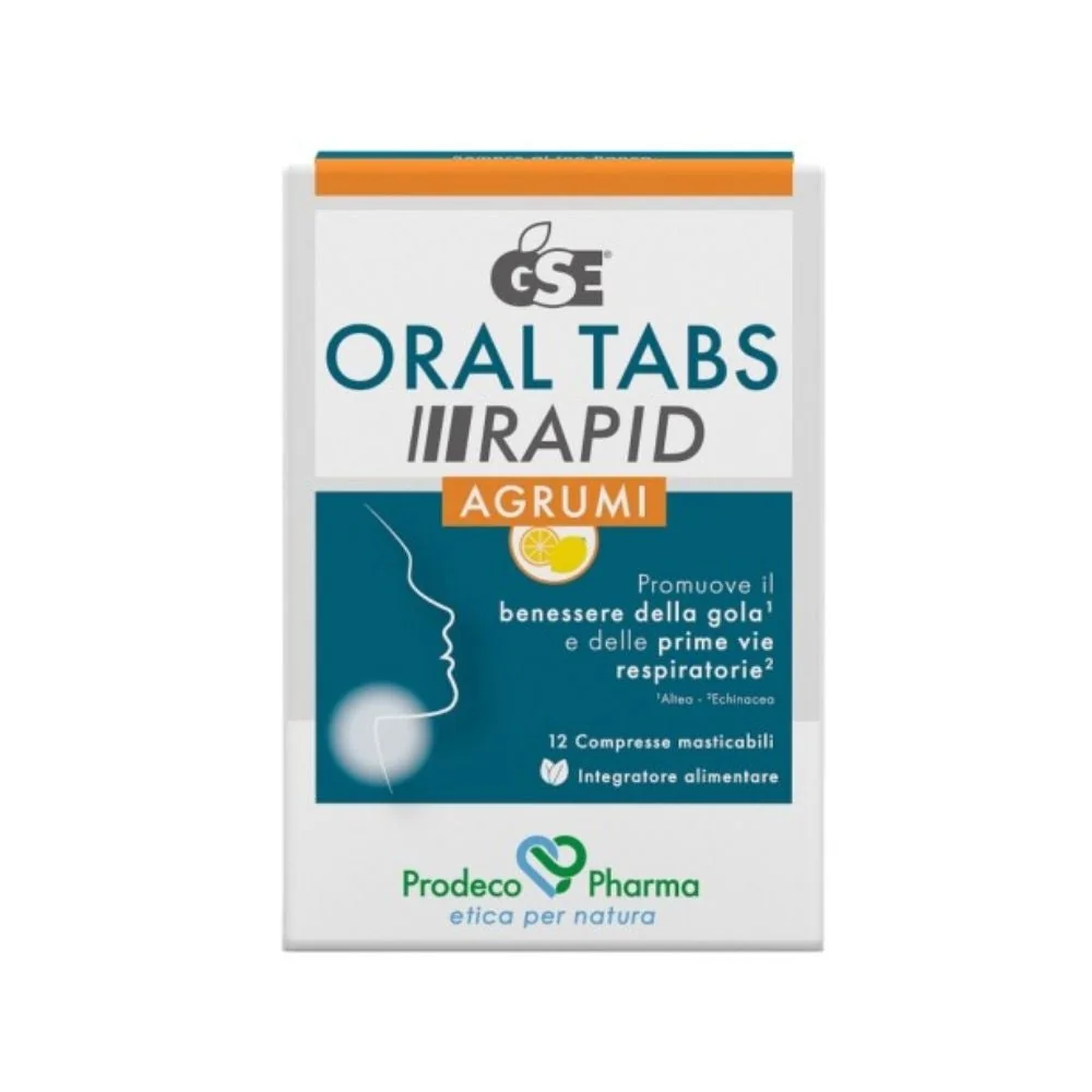 Gse Oral Tabs Rapid Agrum12Cpr Senza Glutine