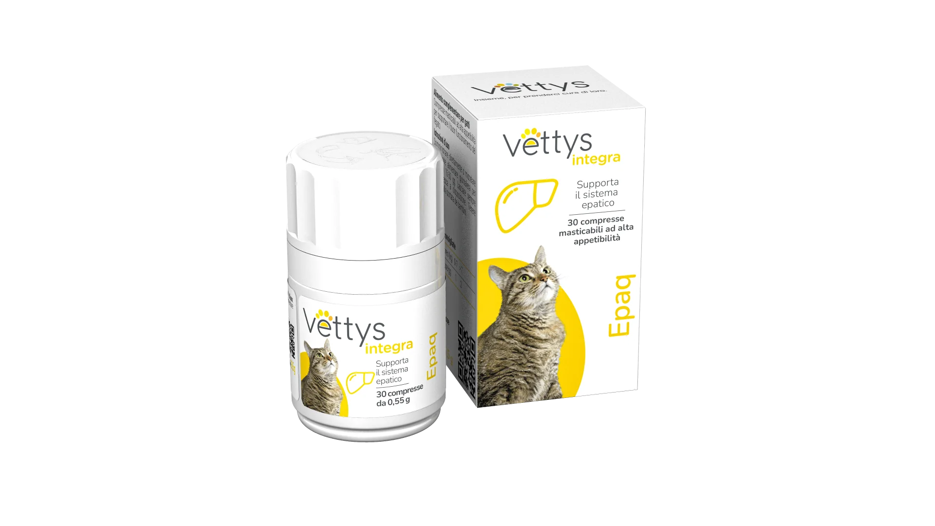 Vettys Integra Epaq Gatto 30 Compresse Benessere Epatico