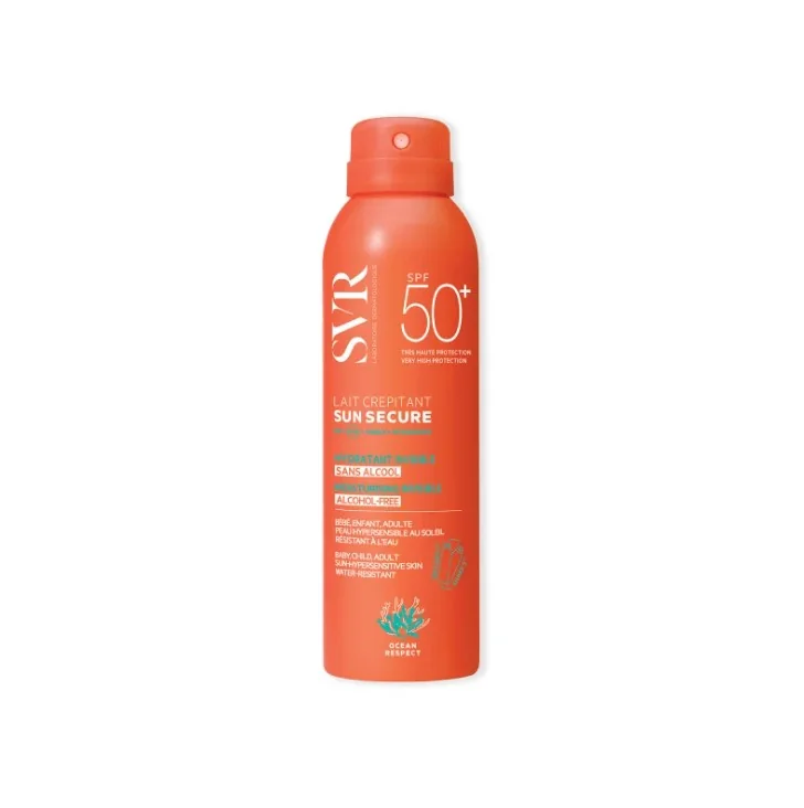 SVR Sun Secure Lait Crepitant SPF 50+ 200 ml Latte Idratante