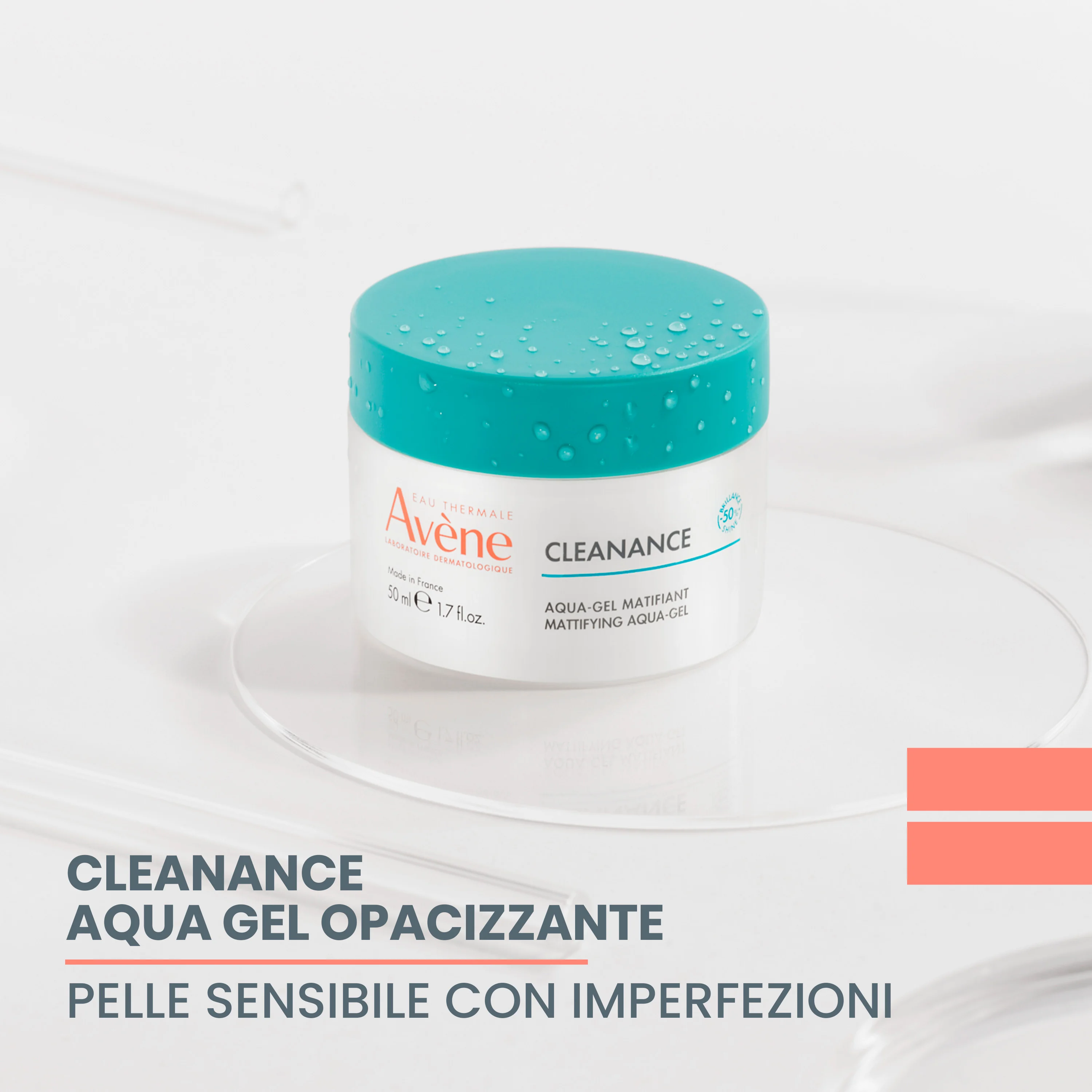 Avene Cleanance Acqua Gel 50 ml Pelle Sensibile