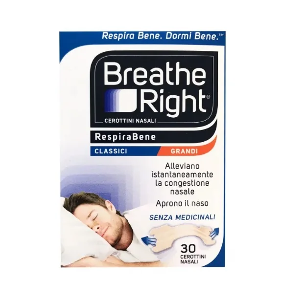 Breathe Right Classici Grandi 30 Pezzi