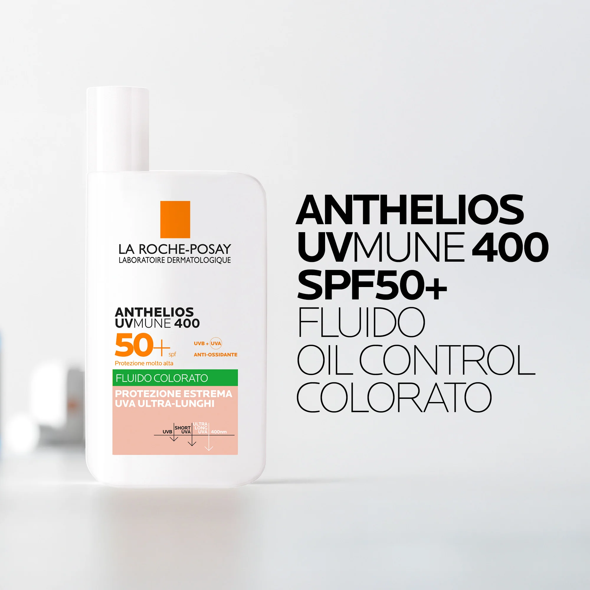 La Roche Posay Anthelios Fluido Oil Tt Uvmune Spf 50 + 50 Ml Protezione dai Danni Cellulari