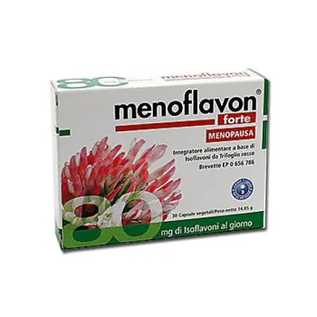 Menoflavon Forte 30 Capsule Vegetali - Per i Disturbi della Menopausa