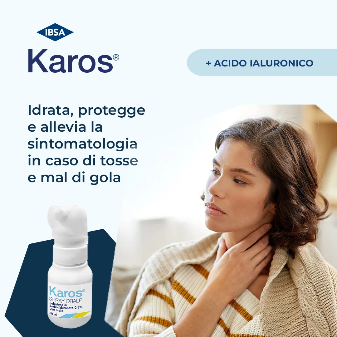 Karos Spray Orale 0,3% 20 ml Gola Infiammata