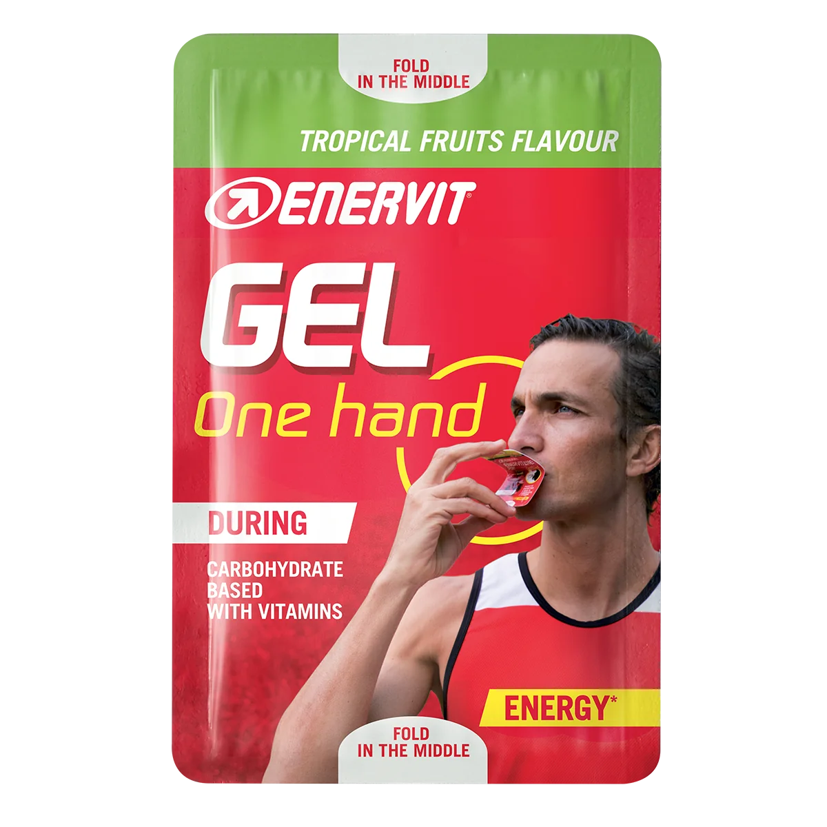 Enervit Sport Gel Hand One Frutti Tropicali 12,5 Ml Con Vitamina B1