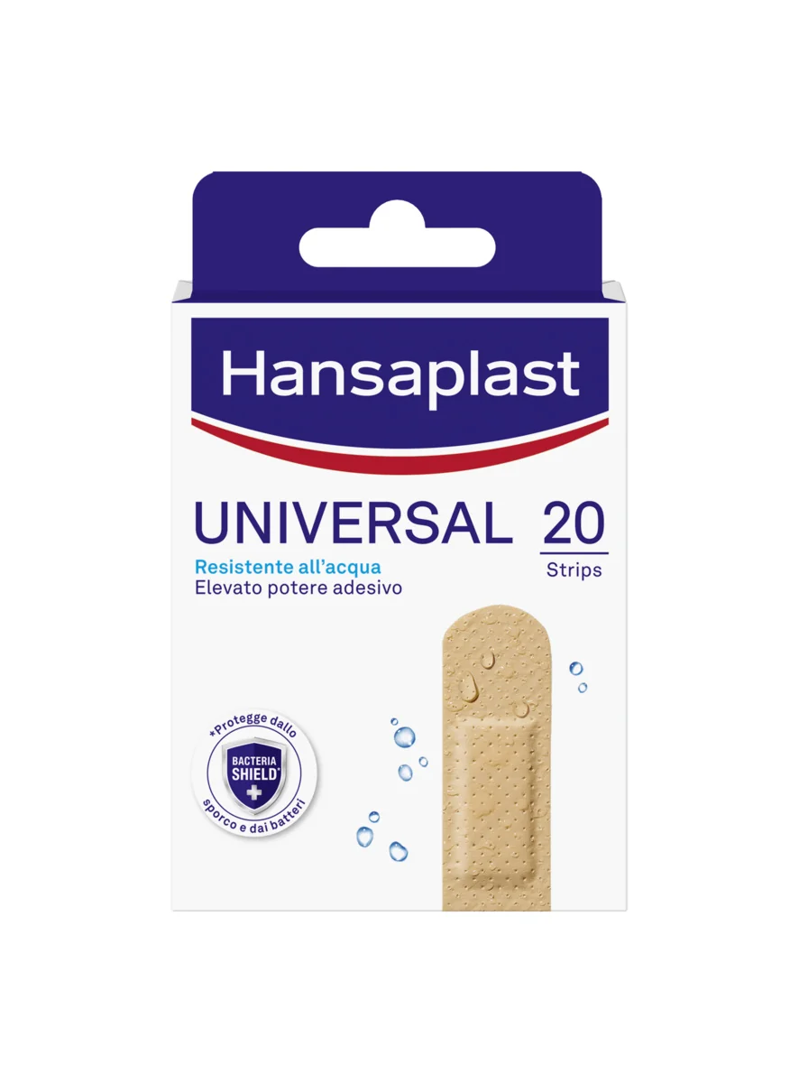 Hansaplast Cerotti Universal 20 Pezzi Resistenti all'Acqua