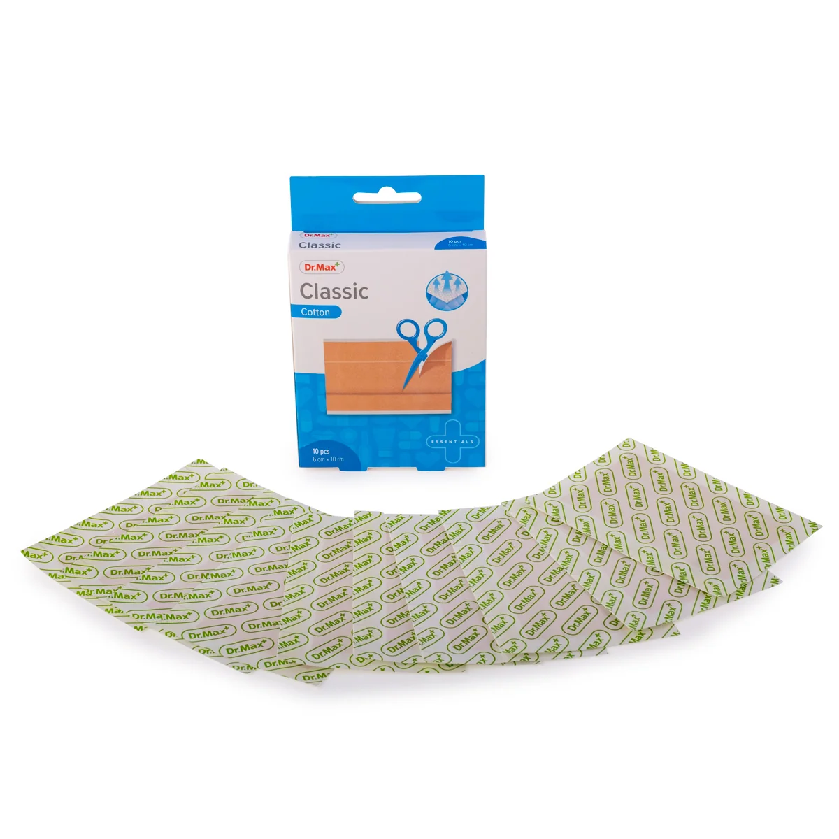 Dr.Max Classic Cotton 6 x 10 cm 10 Pezzi Cerotti